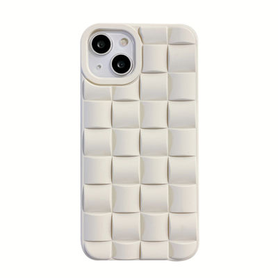 IPhone 15 Pro Max Mobile Phone Case TPU Three-dimensional Magic Cube Woven Pattern X Apple 14 Anti-fall Thr