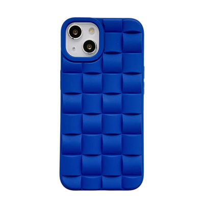 IPhone 15 Pro Max Mobile Phone Case TPU Three-dimensional Magic Cube Woven Pattern X Apple 14 Anti-fall Thr