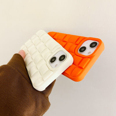 IPhone 15 Pro Max Mobile Phone Case TPU Three-dimensional Magic Cube Woven Pattern X Apple 14 Anti-fall Thr