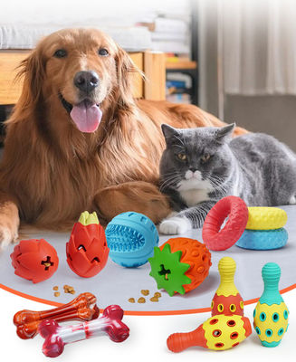 Fabricant en gros jouets pour chiens à mâcher orange vert bleu